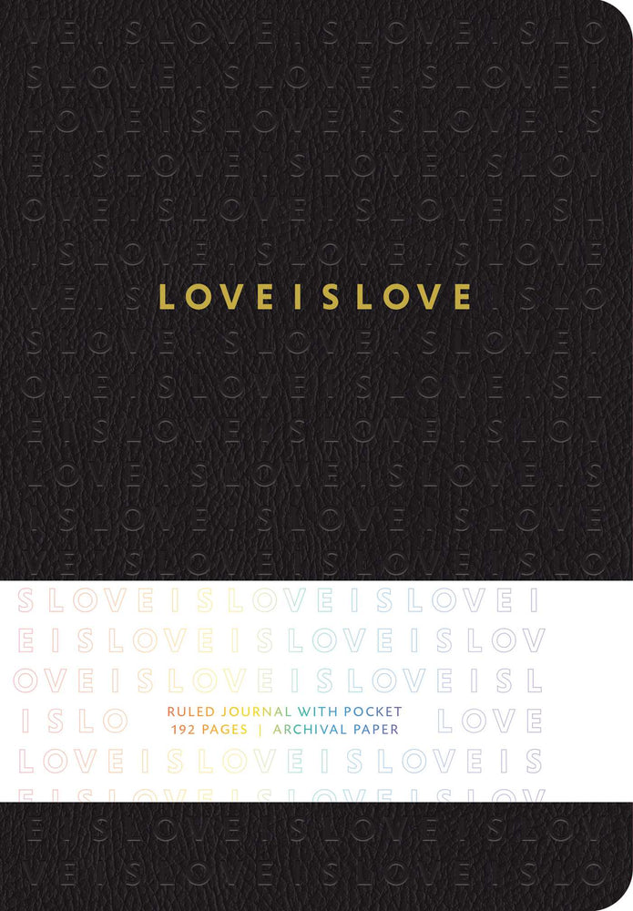 Love is Love Hardcover Ruled Journal - Stationery - Image - Pop Weasel