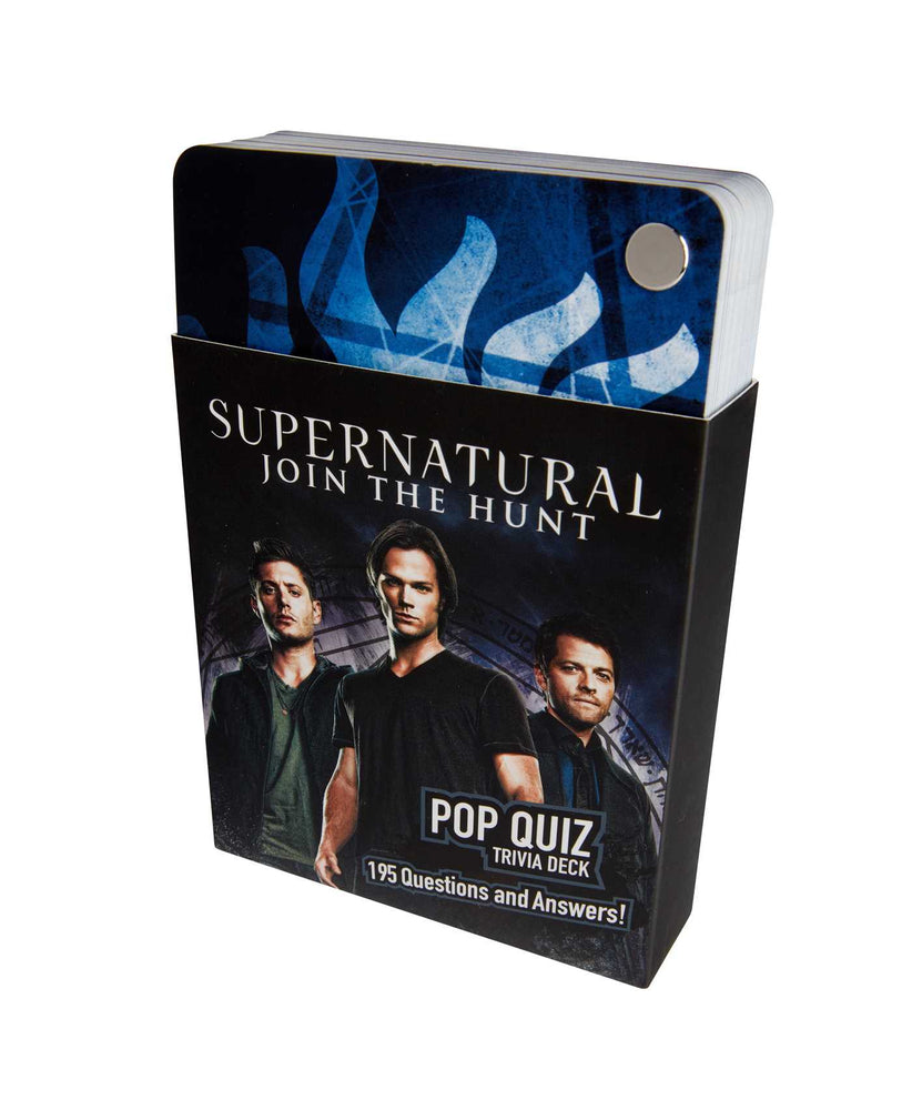 Supernatural Pop Quiz Trivia Deck - Novelty - Image - Pop Weasel