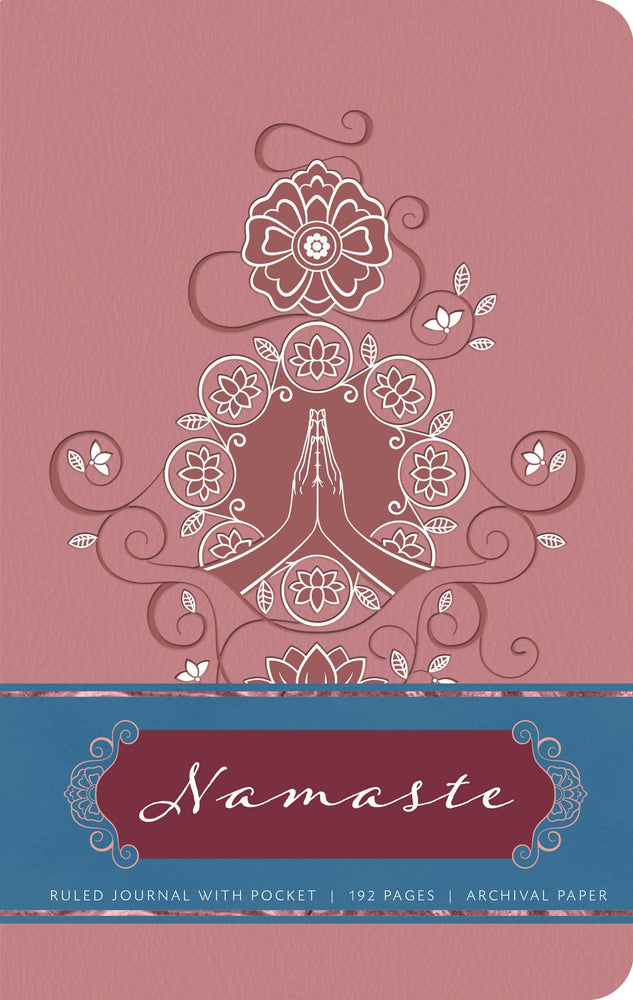 Namaste Hardcover Ruled Journal - Stationery - Image - Pop Weasel
