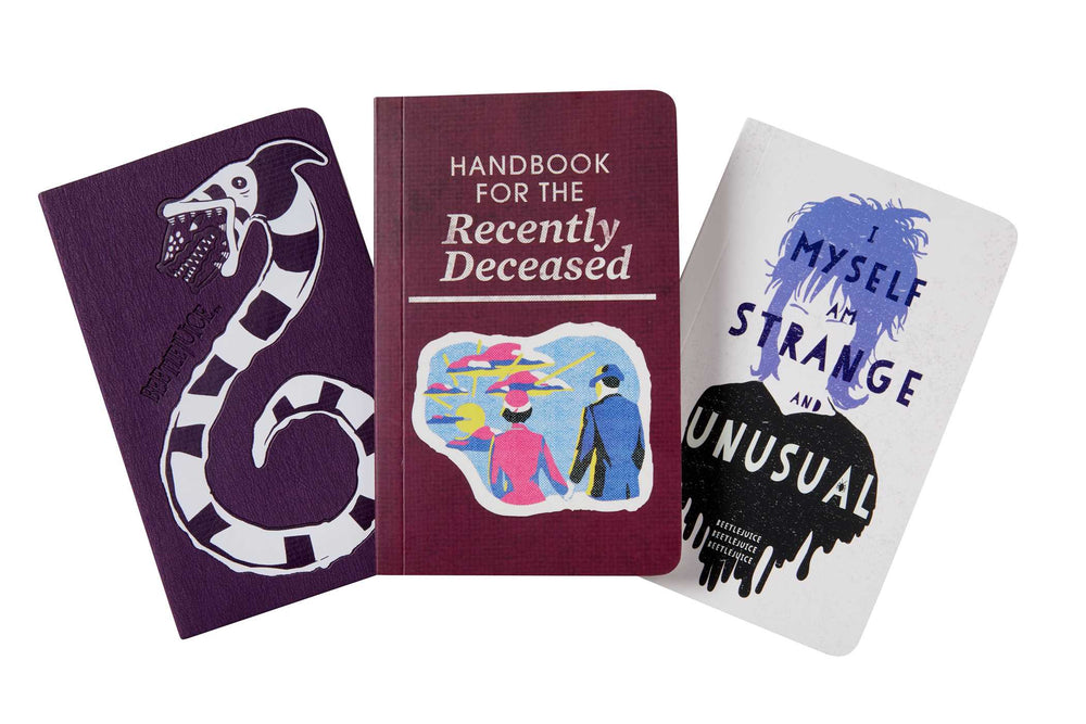 Beetlejuice Pocket Notebook Collection (Set of 3) - Stationery - Image - Pop Weasel