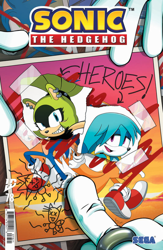 Sonic the Hedgehog #78 Variant B (Dobbins) - Image