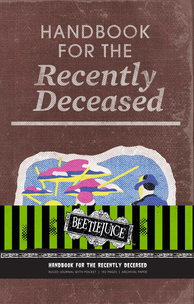 Beetlejuice: Handbook for the Recently Deceased Hardcover Ruled Journal - Stationery - Image - Pop Weasel