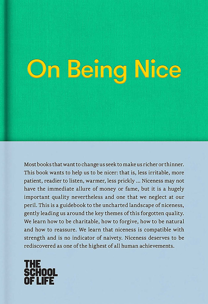 On Being Nice - Books - Image - Pop Weasel