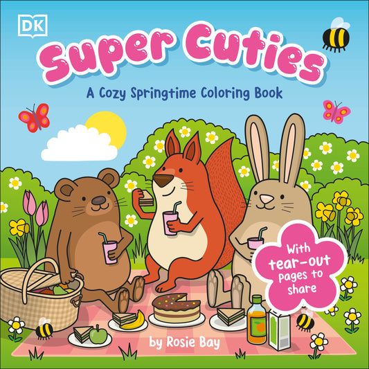Super Cuties: A Cozy Springtime Coloring Book - Image