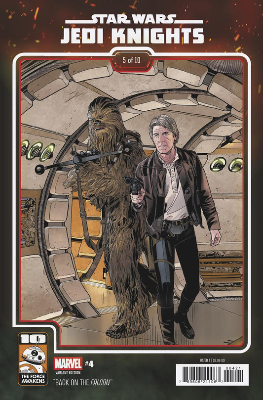 STAR WARS: JEDI KNIGHTS #4 CHRIS SPROUSE THE FORCE AWAKENS 10TH ANNIVERSARY VARIANT - Image
