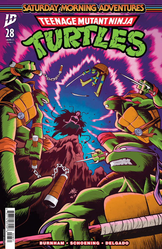 Teenage Mutant Ninja Turtles: Saturday Morning Adventures #28 Variant C (Neo) - Image