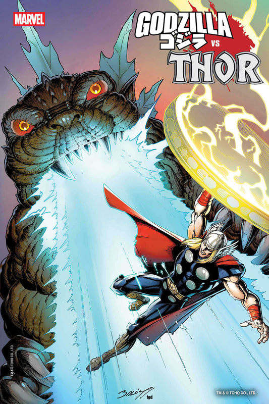 GODZILLA VS. THOR #1 MARK BAGLEY FOIL VARIANT - Image
