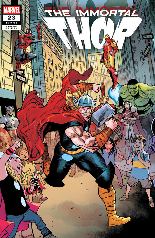 IMMORTAL THOR #23 MARTIN COCCOLO DEATH OF THE IMMORTAL THOR 3-PART CONNECTING VARIANT - Image