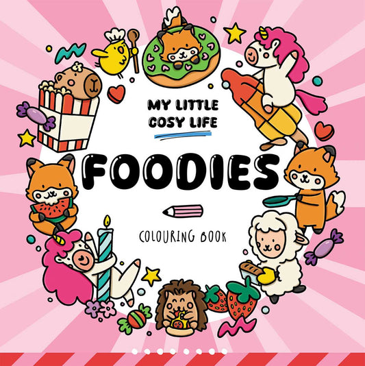 My Little Cosy Life Foodies Colouring Book image