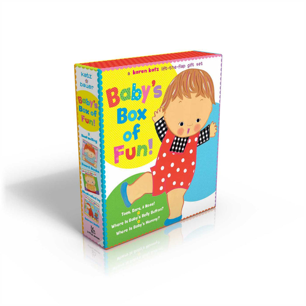 Baby's Box of Fun (Boxed Set): A Karen Katz Lift-the-Flap Gift Set: Where Is Baby's Bellybutton?; Where Is Baby's Mommy?: Toes, Ears, & Nose - Childrens Books - Image - Pop Weasel
