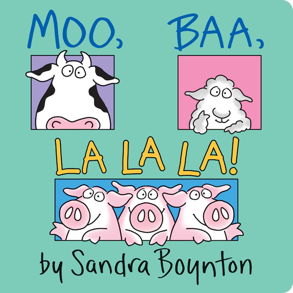 Moo, Baa, La La La!: Oversized Lap Board Book - Childrens Books - Image - Pop Weasel