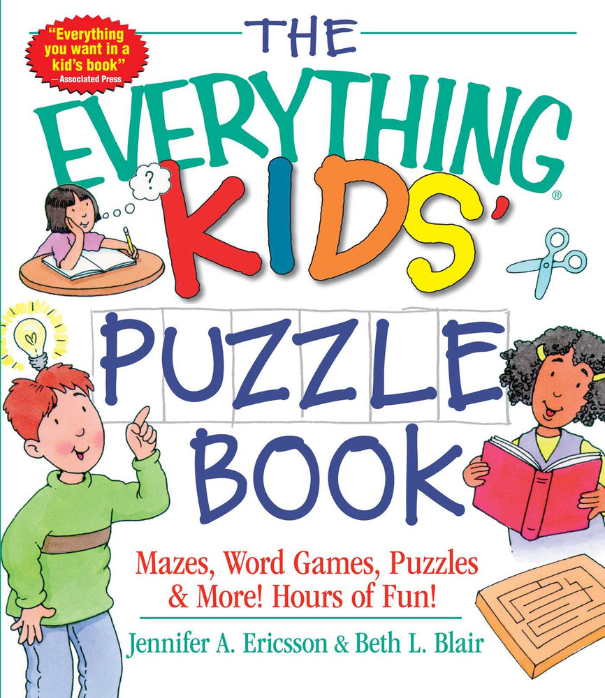 The Everything Kids' Puzzle Book: Mazes, Word Games, Puzzles & More! Hours of Fun! - Childrens Books - Image - Pop Weasel