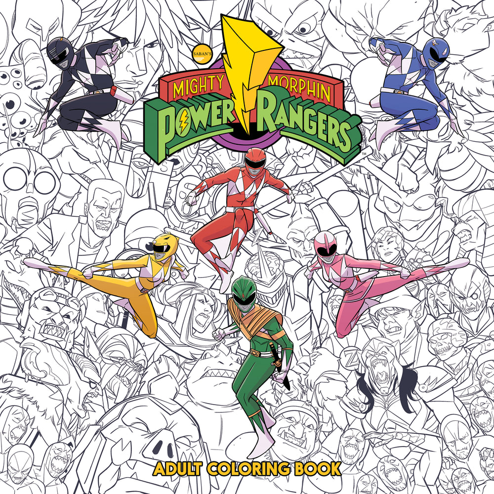 Mighty Morphin Power Rangers Adult Coloring Book - Image - Graphic Novels - Image - Pop Weasel