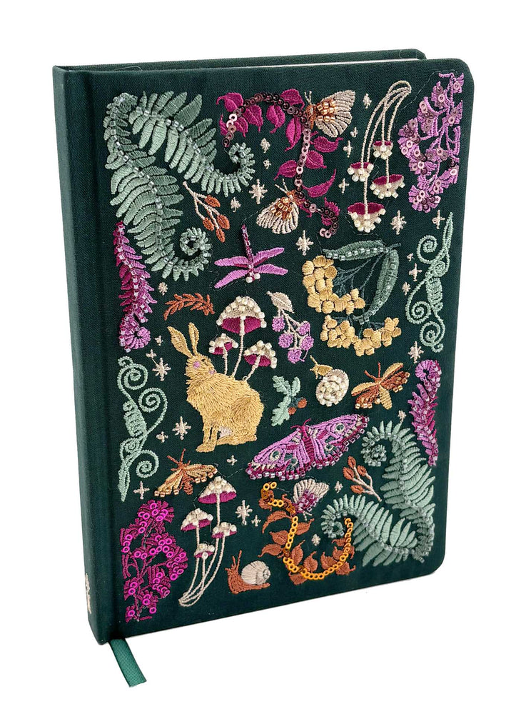 Forest Floor Embroidered Journal - Stationery - Image - Pop Weasel