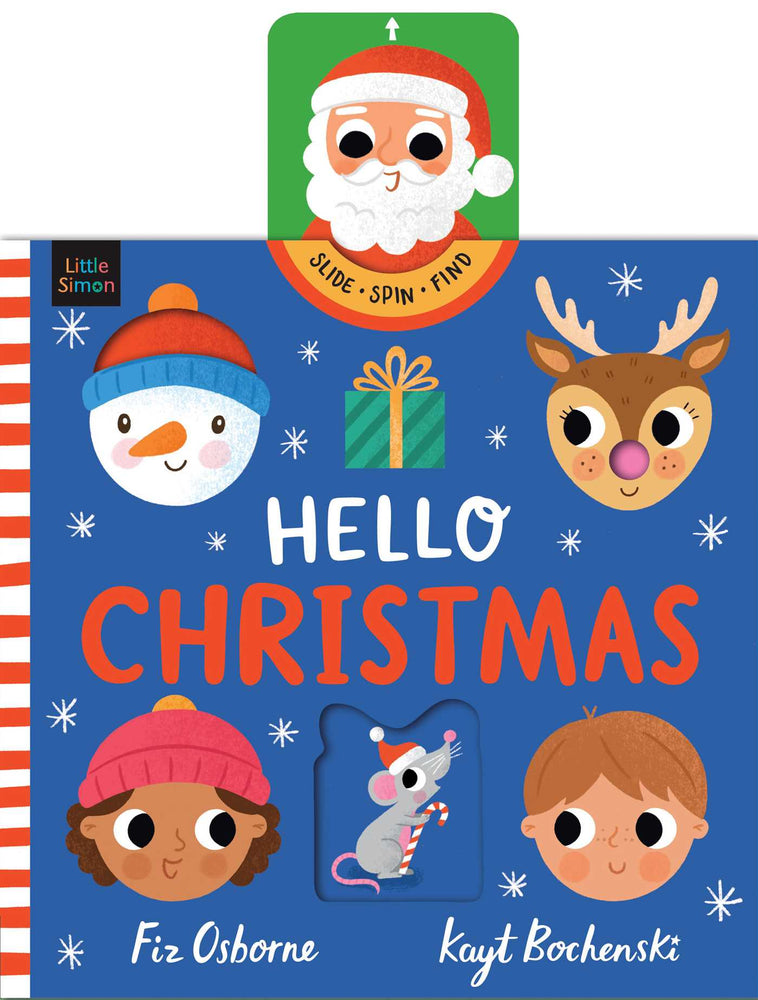 Hello Christmas: Say "Hello" to Santa Claus in this festive push, pull and slide story - the perfect Christmas gift! - Childrens Books - Image - Pop Weasel