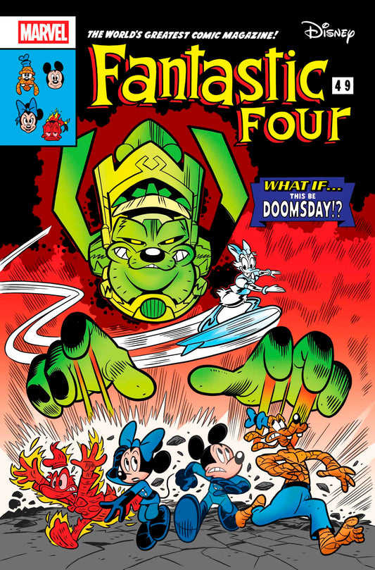 FANTASTIC FOUR #1 LORENZO PASTROVICCHIO DISNEY WHAT IF? FANTASTIC FOUR HOMAGE VARIANT - Image