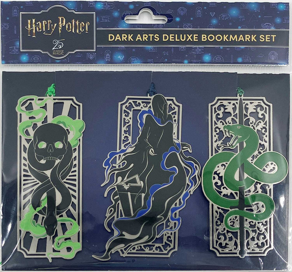 Harry Potter: Dark Arts Deluxe Bookmark Set (Set of 3) - Stationery - Image - Pop Weasel
