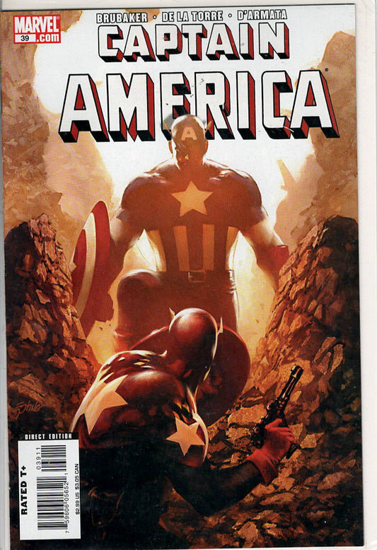 Pre-Owned - Captain America #39  (August 2008) Scanned Image Pop Weasel Pre-Owned Comics