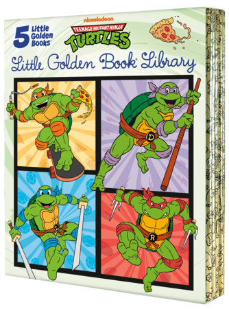 Teenage Mutant Ninja Turtles Little Golden Book Library - Books - Image - Pop Weasel