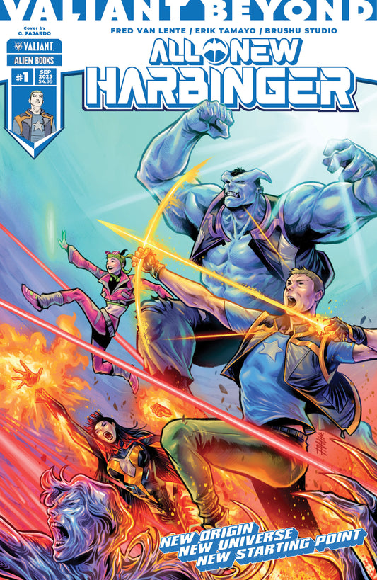 Valiant Beyond: All-New Harbinger #1 Variant B (Fajardo Wraparound Variant) - Image