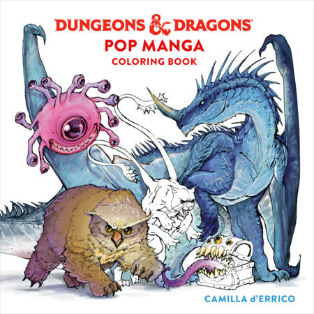 Dungeons & Dragons Pop Manga Coloring Book - Manga - Image - Pop Weasel