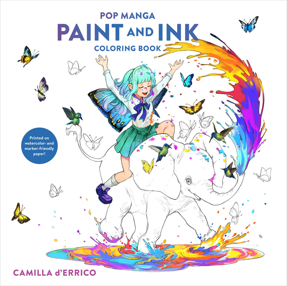 Pop Manga Paint and Ink Coloring Book - Manga - Image - Pop Weasel