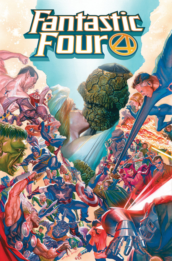 Fantastic Four By Dan Slott Omnibus Vol. 1 Alex Ross Cover [DM Only] - Graphic Novels - Image - Pop Weasel