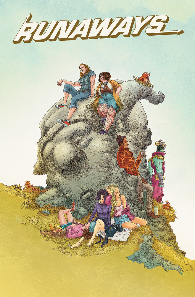 Runaways By Rainbow Rowell Omnibus Adrian Alphona Cover [DM Only] - Graphic Novels - Image - Pop Weasel
