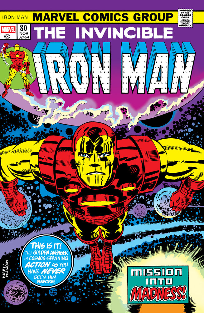 The Invincible Iron Man Omnibus Vol. 4 Jack Kirby Cover [DM Only] - Graphic Novels - Image - Pop Weasel