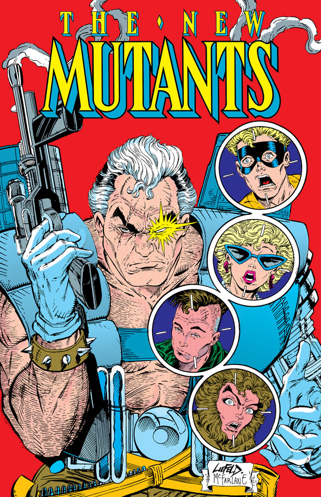 New Mutants Omnibus Vol. 4 Rob Liefeld Cable Cover - Graphic Novels - Image - Pop Weasel