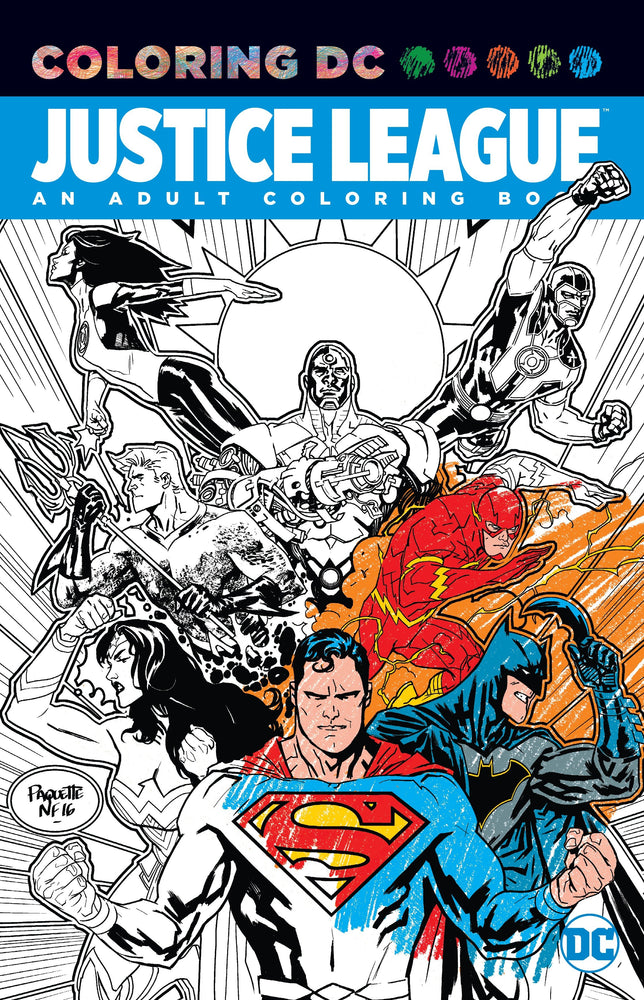 Justice League: An Adult Coloring Book | TPB - Graphic Novels - Image - Pop Weasel