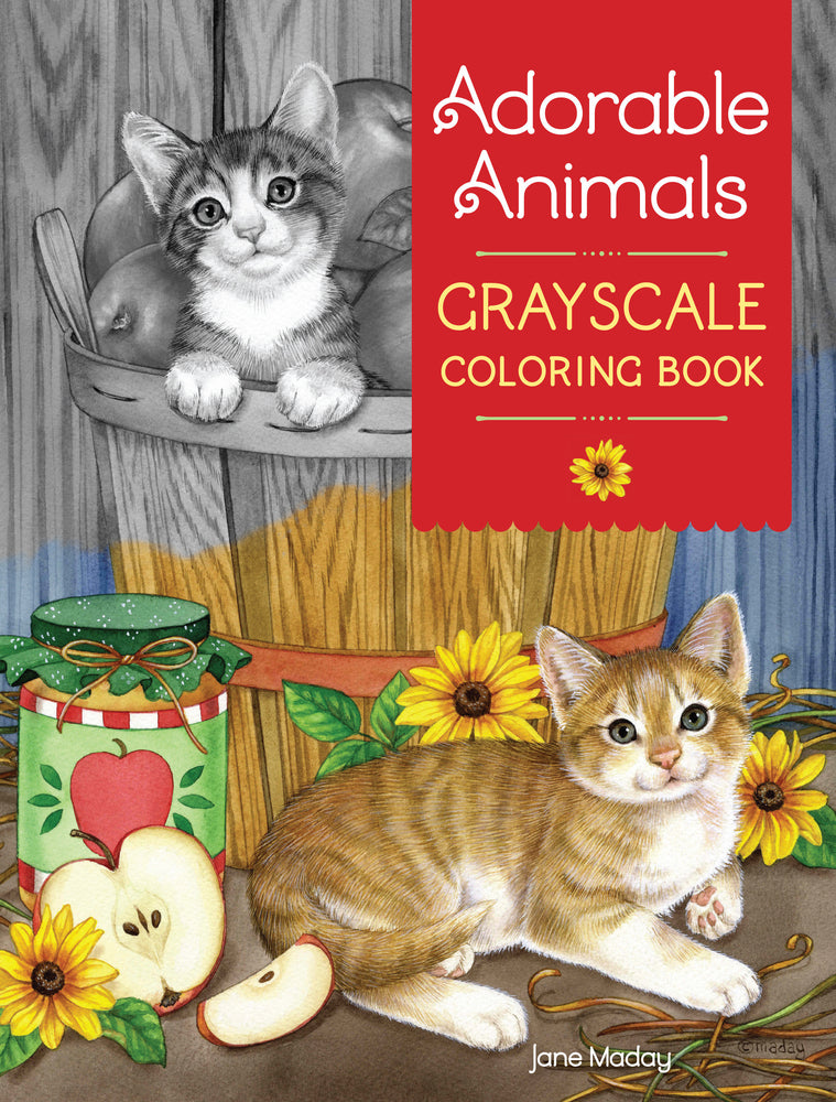 Adorable Animals Grayscale Coloring Book | TPB - Graphic Novels - Image - Pop Weasel
