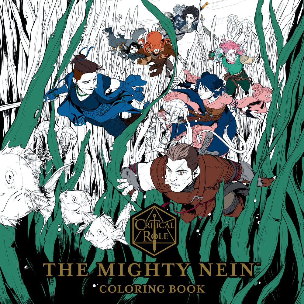 Critical Role: The Mighty Nein Coloring Book | TPB - Graphic Novels - Image - Pop Weasel
