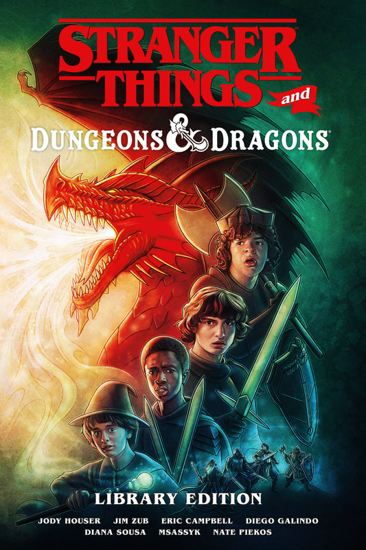 Stranger Things and Dungeons & Dragons Library Edition