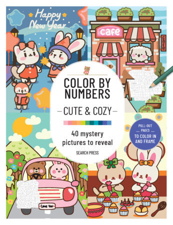 Color By Numbers Cute And Cozy - Graphic Novels - Image - Pop Weasel