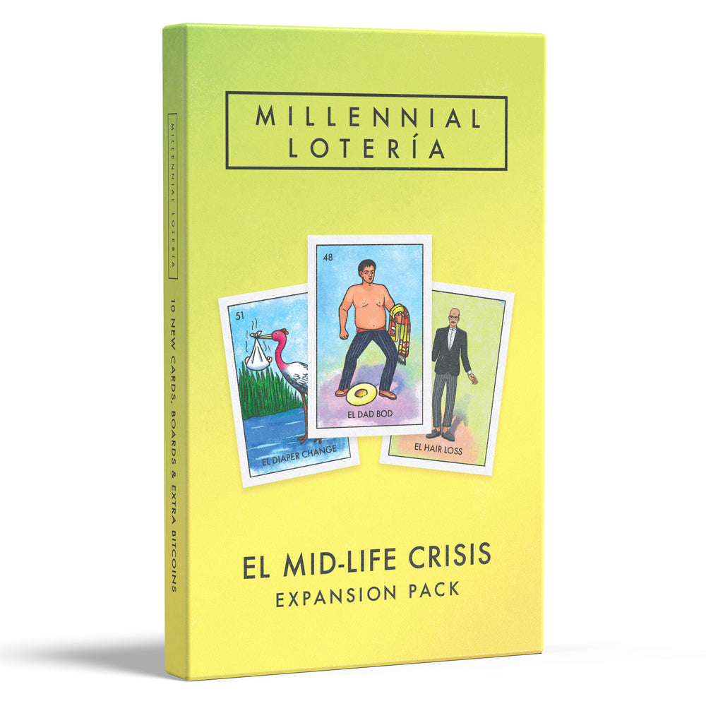 Millennial Lotería: El Midlife Crisis Expansion Pack image - Board Games - Image - Pop Weasel