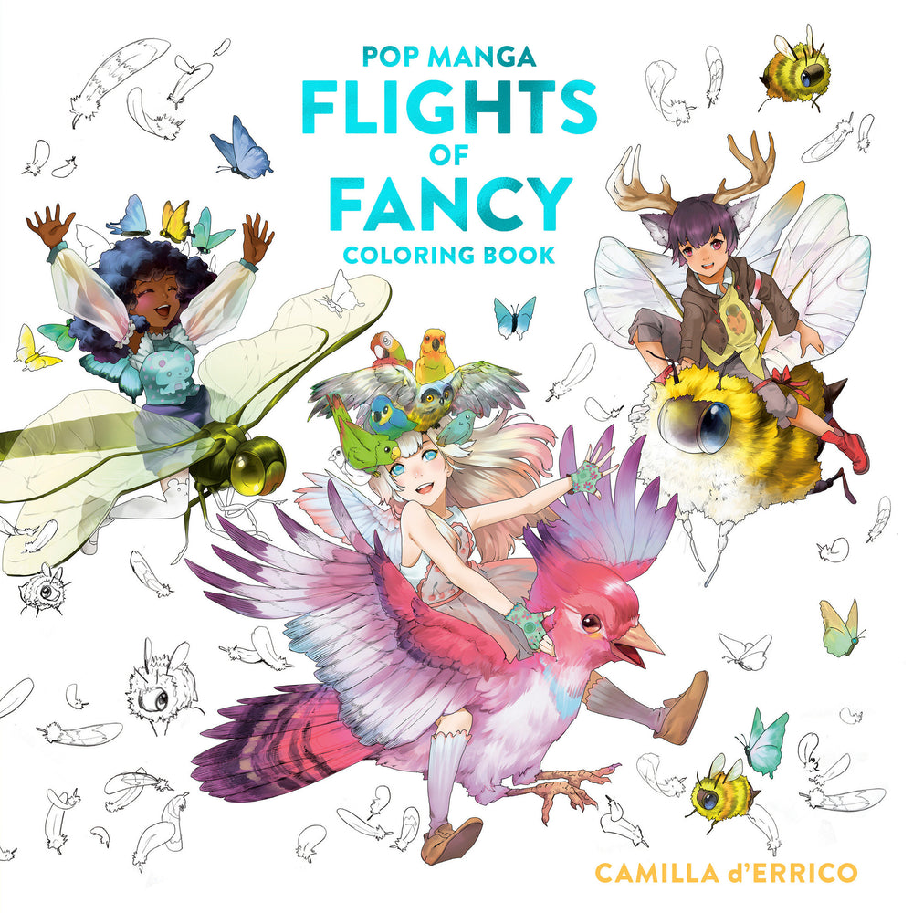 Pop Manga Flights of Fancy Coloring Book - Manga - Image - Pop Weasel