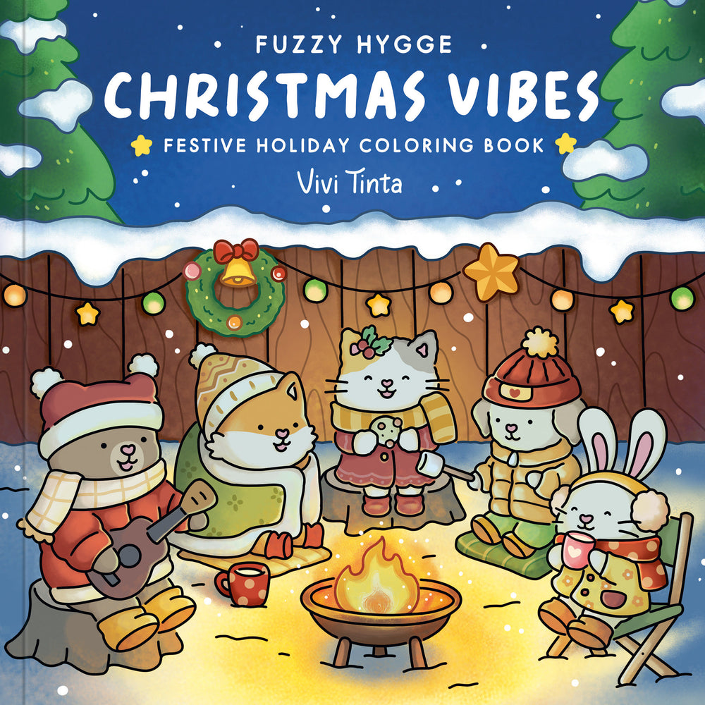 Fuzzy Hygge: Christmas Vibes Coloring Book - Graphic Novels - Image - Pop Weasel