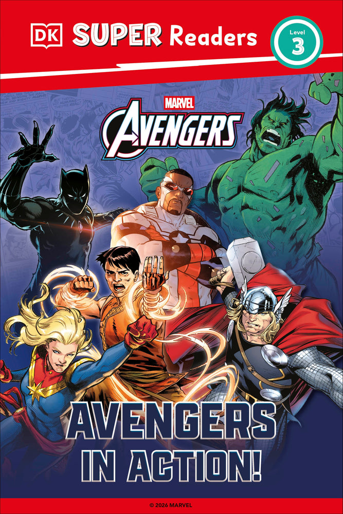 DK Super Readers Level 3 Marvel Avengers in Action - Graphic Novels - Image - Pop Weasel