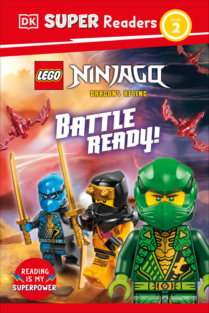 DK Super Readers Level 2 LEGO NINJAGO Dragons Rising Battle Ready! - Graphic Novels - Image - Pop Weasel