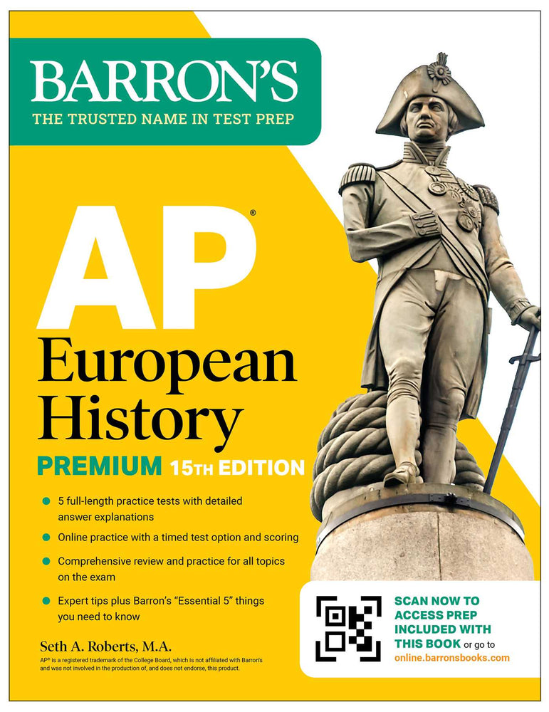Ap European History Premium, Fifteenth Edition: Prep Book With 5 Practice Tests + Comprehensive Review + Online Practice (2027) - Books - Image - Pop Weasel