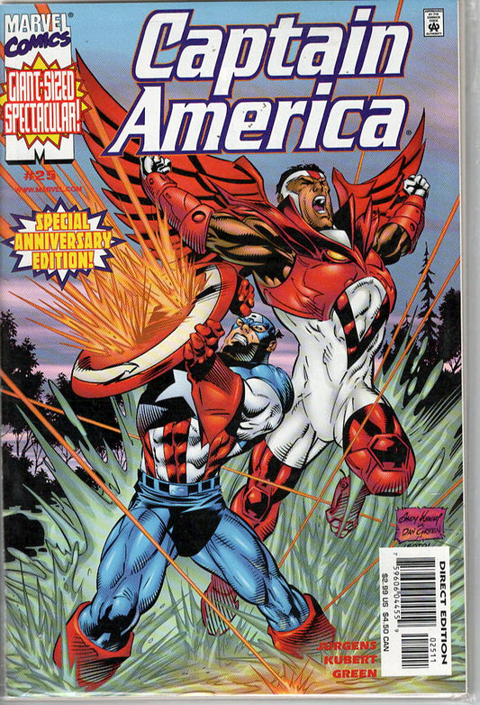 Pre-Owned - Captain America #25  (January 2000) Scanned Image Pop Weasel Pre-Owned Comics