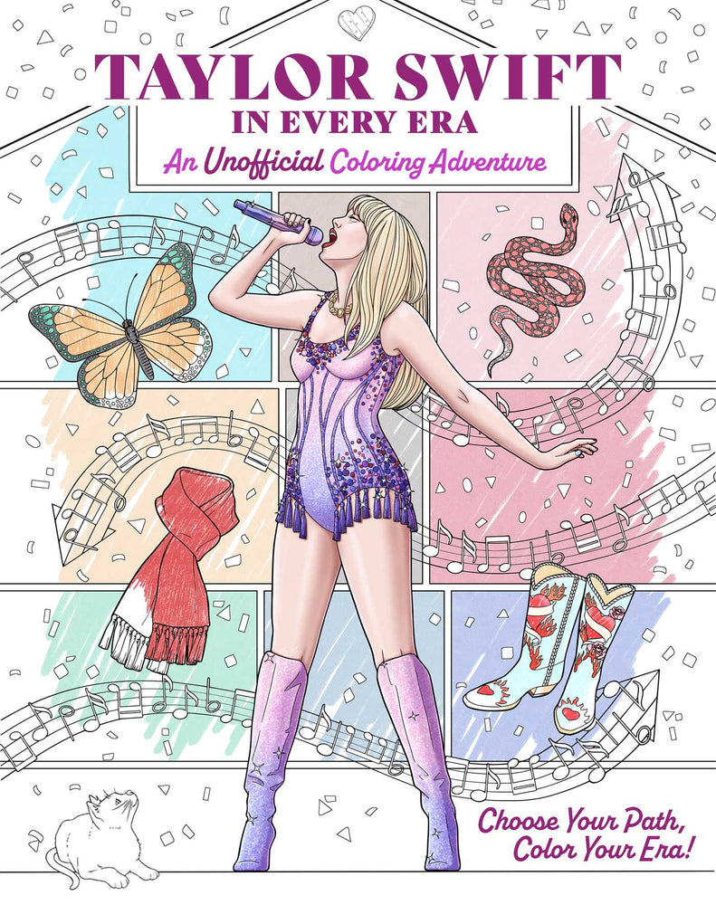 Taylor Swift in Every Era An Unofficial Coloring Adventure image - Books - Image - Pop Weasel