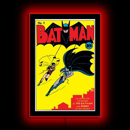 Batman No 1 Mini Poster Plus Led Illuminated  Sign - Image - Collectibles - Image - Pop Weasel
