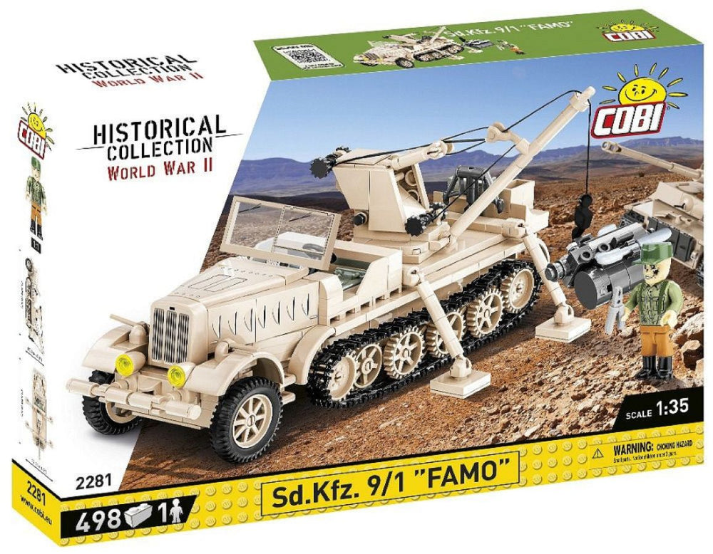Image Pop Weasel - Image 2 of World War 2 - Sd.Kfz. 9/1 \"Famo\" Half-Track (502 Piece Kit) - Cobi - Model - Image - Pop Weasel