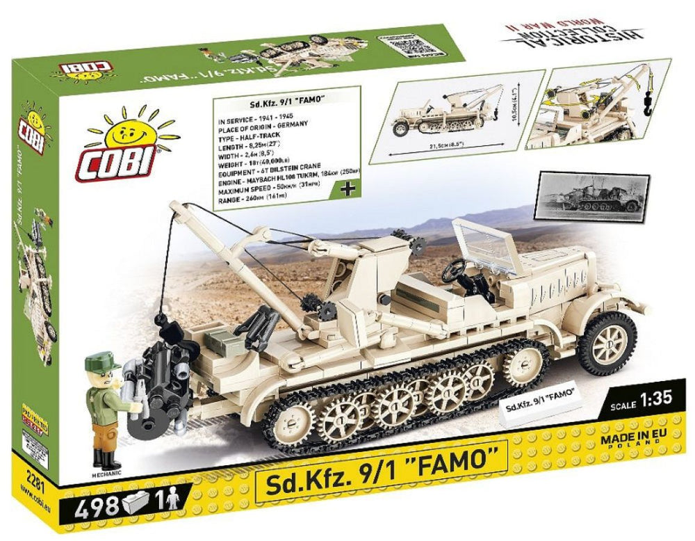 Image Pop Weasel - Image 3 of World War 2 - Sd.Kfz. 9/1 \"Famo\" Half-Track (502 Piece Kit) - Cobi - Model - Image - Pop Weasel