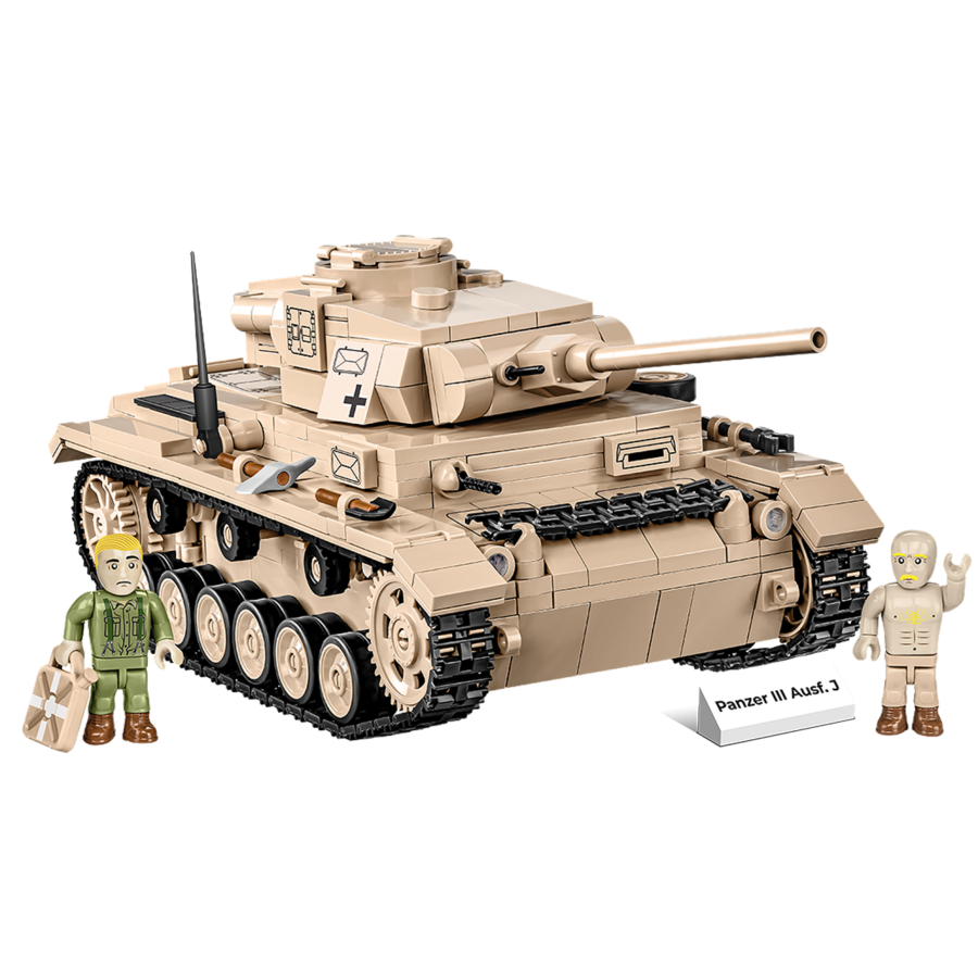 World War 2 - Panzer III Ausf.J & Field Workshop (780 Piece Kit) - Cobi - Model - Image - Pop Weasel