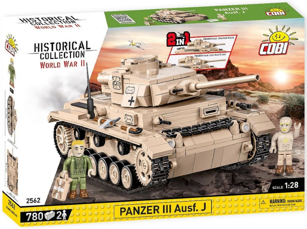 Image Pop Weasel - Image 2 of World War 2 - Panzer III Ausf.J & Field Workshop (780 Piece Kit) - Cobi - Model - Image - Pop Weasel
