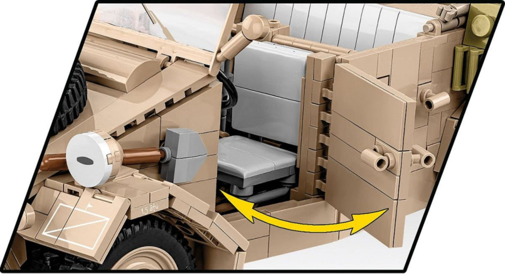 Image Pop Weasel - Image 6 of World War 2 - Kubelwagen Typ 82 - Executive Edition (1500 Piece Kit) - Cobi - Model - Image - Pop Weasel