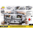 Image Pop Weasel - Image 3 of Great War - Sturmpanzerwagen A7V (840 Piece Kit) - Cobi